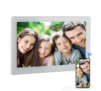 Goshyda Cadre Photo Numérique 15,2 Pouces avec connectivité WiFi, écran Tactile Facile à Utiliser et écran IPS Haute Définition, Application Gratuite pour Un Partage Facile, pour