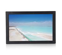 Goshyda Cadre Photo Numérique 17 Pouces, Résolution 17 Pouces HD 1440x900 Interface Multimédia Ablum Photo Numérique Écran d'image électronique Intelligent avec Télécommande(EU)