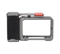 Goshyda Cage de Caméra pour Caméras d'action Action 5 4 3 Pro, avec Poignée Amovible, Dragonne Anti-Chute, Cadre de Protection en Alliage D'aluminium avec Chaussure Froide Intégrée