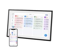 Goshyda Calendrier Numérique Calendrier Tableau de Corvée 15,6 Pouces, Planificateur de Mur à écran Tactile Intelligent avec 3 Modes, Affichage 1080p et Contrôle des Applications pour la (EU)