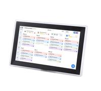 Goshyda Calendrier Numérique du Planificateur Mural de 15,6 Pouces pour Les Horaires Familiaux, Graphique de Corvée avec écran Tactile Intelligent et Support, Contrôle de L'application