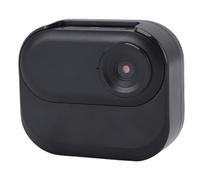 Goshyda Caméra d'action du Pouce avec Enregistrement Magnétique du Montage 1080p, 64 Go de Carrosserie Usée POV Type C Transfert pour Le VLog de Voyage de Moto à Vélo (Black)