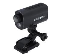 Goshyda Caméra de Casque de Moto, Caméra d'action de Sport WiFi 1080P 5K, Caméra Vidéo de Vélo avec Lumière LED, Anti-secousse Puissant, Caméscope Grand Angle 170 ° pour Faire du Vélo