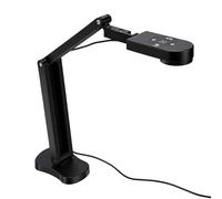 Goshyda Caméra de Documents USB 4K, Webcam et Visualiseur 8 MP pour Format A3 avec Double Microphone AI, Lumière LED 3 Niveaux, Inversion d'image, Pliable pour Démonstration en Direct,