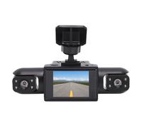 Goshyda Caméra de Tableau de Bord 4 Canaux, Caméra de Tableau de Bord Avant Arrière et Latérale 1080P pour Voitures, Dashcam pour Berlines Camions SUV, Prise en Charge de (64GB)