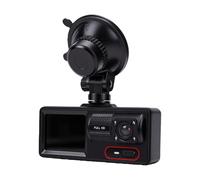 Goshyda Caméra de Tableau de Bord HD 1080P Triple Objectif, DVR de | Caméra de Tableau de Bord pour Rétroviseur, Triple Objectif Avant Intérieur Arrière, écran 2 Pouces