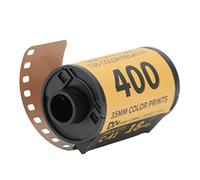 Goshyda Caméra Film Couleur ISO 320-400 35mm Grain Fin Large Exposition Latitude HD Caméra Couleur Film Négatif 135 (18 Feuilles)