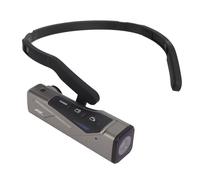 Goshyda Caméscope 4K 60FPS Caméra Vidéo Montée sur la Tête WiFi, Enregistreur de Caméra Vlogging Portable Mains Libres avec Batterie 1000 MAh, pour la Diffusion en Direct des Sports de