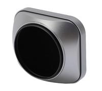 Goshyda Capot de L'objectif carré de 55 Mm avec Capuchon, Aluminium Alloy Metal Lens Shood Shade Universal pour 55 Mm Front Tread Lens (Silver)