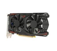 Goshyda Carte Graphique de Jeu, GTX550Ti 2G GDDR5 128 Bits 928 MHz 5400 MHz HDMI DVI VGA PCI Express 3.0 16X Slot, Carte Graphique D'ordinateur avec Deux Ventilateurs (GTX550Ti 2G)