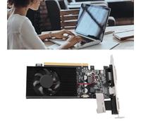 Goshyda Carte Graphique d'ordinateur, Carte Graphique à Fréquence de Mémoire 810 MHz 64 Bits GT610 2 Go DDR3 Fréquence de Base 1000 MHz pour Les Entreprises (GT610 2GD3 64BI)