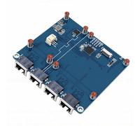 Goshyda Carte PCIe vers Gigabit Ethernet, Plug and Play sans Pilote Adaptateur PCIe vers 4 Ports Gigabit Ethernet avec Ports RJ45, pour Une Extension Réseau Stable
