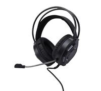 Goshyda Casque de Jeu Filaire 3,5 Mm, Son Surround 7.1, Casque de Jeu RVB avec Micro Antibruit, Pilote de 50 Mm, Coussinets en Mousse à Mémoire de Forme pour Commutateur PC, Expérience (Black)