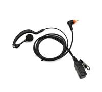 Goshyda Casque de Microphone Push to Talk, Crochet d'oreille en Forme de G avec Microphone Antibruit pour Radio SL1K SL1600 SL4000 SL7550