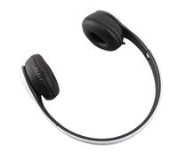 Goshyda Casque de Sport sans Fil Bluetooth P47 avec Réduction du Bruit des Basses Profondes, Son Stéréo HiFi, Conception Pliable pour Les Voyages à Domicile (White)