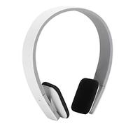 Goshyda Casque D'écoute Ergonomique sans Fil Bluetooth Stéréo Heavy Bass Audio Mains Libres avec Microphone, Écouteurs pour Les Sports de Plein Air Running Fitness(Blanche)