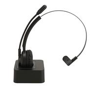 Goshyda Casque Téléphonique, Casque Professionnel sans Fil, Oreille Unique en Apesanteur pour Ordinateurs Portables