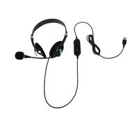 Goshyda Casque USB Antibruit HD Stéréo Filaire pour Centre D'appels, Conception Légère, à Porter Toute la Journée, Noir