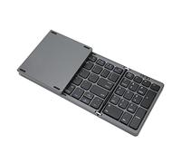 Goshyda Clavier Bluetooth Pliable, Clavier sans Fil Portable à 81 Touches avec pavé Numérique, Clavier Pliable de Poche Rechargeable USB C pour Tablette D'ordinateur Portable