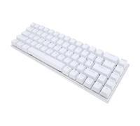 Goshyda Clavier de Jeu Mécanique 60%, Commutateur en Bleu Mécanique, Câble USB Amovible, Clavier Filaire RVB rétro-éclairé pour WINS OS X Android (White)