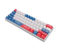 Goshyda Clavier Mécanique, 61 Touches, Clavier à Trois Modes, Connexion à Trois Modes, Rétroéclairage Dynamique RVB, Haute efficacité et économie D'énergie, avec Adaptateur USB