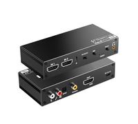 Goshyda Commutateur HDMI, Extracteur de Son Arc 2 en 1 avec Sorties Optiques Coaxiales de 3,5 Mm, Prise en Charge 4K 60 Hz pour HDTV