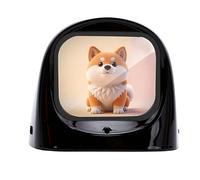 Goshyda Compagnon de Robot de Bureau AI de Reconnaissance des émotions, Robot de Chat Intelligent avec Plus de 70 Expressions, Détection de Mouvement Intelligente, Batterie 1000 MAh, Haut-Parleur