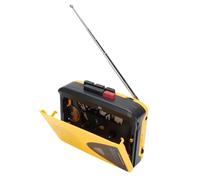 Goshyda Convertisseur D'enregistreur de Cassette avec Radio AM FM et Antenne de 12,6 Pouces, Haut-Parleur intégré, Microphone, 4,72 X 3,35 X 1,54