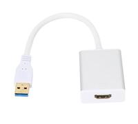 Goshyda Convertisseur USB 3.0 vers HDMI, Adaptateur de Câble de Fonction Multi-écran D'affichage 1080P, pour Projecteurs HDTV PC OS X Projecteurs de Diapositives