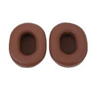 Goshyda Coussin d'oreille en Cuir de Mouton pour Casque, Oreillettes de Remplacement pour ATH MSR7 M50x M50xBT M50RD M40X M30x M20x SX1, Coussinets en Mousse Souple (Brown)
