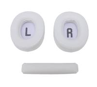 Goshyda Coussinets D'oreillettes et Coussin de Bandeau, Remplacement pour écouteurs Tune T700BT 710BT 720BT 770NC, Confortable et Isolation Phonique (White)
