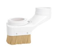 Goshyda Couvercle Anti-poussière de Brosse à Double Porte pour Moteur de Broche CNC de 80 Mm, Botte Anti-poussière Universelle avec Port de Tuyau de 100 Mm pour Fraiseuse de Gravure
