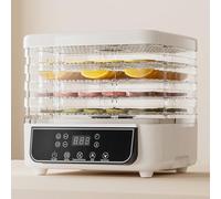 Goshyda Déshydrateur Alimentaire, Déshydrateur Alimentaire électrique à 5 Couches, Lyophilisateur D'aliments Domestiques 160 W pour Sécher Rapidement la Viande de Légumes et de (Prise UE 220V)