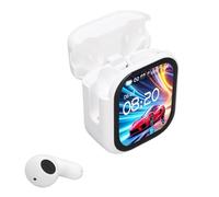 Goshyda Écouteurs de Traduction, Traducteur de Casque Intelligent Bluetooth sans Fil avec Réduction du Bruit de Charge de L'écran Couleur, Traduction en Temps Réel Plusieurs Langues
