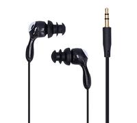 Goshyda Écouteurs étanches à Conduction Osseuse, avec Bouchons d'oreille de Remplacement, pour la Natation, la Course à Pied et Le Surf (Black)