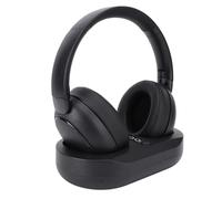 Goshyda Écouteurs sans Fil pour L'observation de la Télévision, Casque télévisé sans Fil pour Les Personnes âGées avec Une Base de Charge, Supporter 2,4 G et Bluetooth (Prise UE)