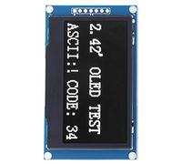 Goshyda Écran OLED, Module d'affichage OLED de de Petite Taille 2,42 Pouces Écran à Cristaux liquides pour MP3, téléphone Multifonction, équipement de santé Intelligent