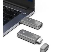 Goshyda Émetteur et Récepteur HDMI sans Fil 30 M, Kit D'extension HDMI, Entrée de Décodage 4K, Sortie 1080P 60 Hz, WiFi 5G intégré, pour Projecteur PC TV Box