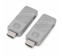 Goshyda Émetteur et Récepteur HDMI sans Fil Double Bande, Prise de Décodage 4K + Kit de Sortie 1080P 60 Hz, Mise en Miroir D'écran de Portée 50 M et Affichage étendu pour Projecteur TV