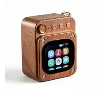 Goshyda Enceinte Bluetooth Portable avec écran Tactile, Appairage Stéréo sans Fil, Petite Enceinte D'extérieur Idéale pour Les Voyages, la Maison et Les Fêtes, avec Fonction Réveil et (avec Carte