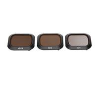 Goshyda Filtre D'objectif ND, ND4 ND8 ND16 Filtre D'objectif en Verre Optique Densité Neutre 3 en 1 Ensemble pour Caméra Mavic 2 Pro