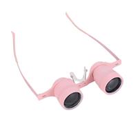 Goshyda Focus Manuelle Verres Binoculaires 10x, Grossissement HD Binoculaires de Plein Air pour L'observation des Oiseaux, la Pêche et Les Visites (Pink)