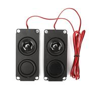 Goshyda Haut-Parleur Magnétique 8 Ω 5 W, Cavité Audio Basse Lourde Portable 40 Mm Aimant Interne Double Haut-parleurs, Mini Haut-Parleur Bricolage pour Moniteur TV LCD