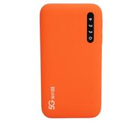 Goshyda Hotspot Mobile 5G, WiFi Portable pour Les Pays de Voyage avec Emplacement pour Carte SIM, IP67 Imperméable et Lumière LED, Point D'accès au Réseau Multi-opérateur, 16 Appareils,