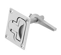 Goshyda Housse de Pont en Acier Inoxydable, Loquet de Trappe à Montage | Antirouille et résistant à la corrosion, surface lisse polie sans bavures, installation simple sans outils compliqués