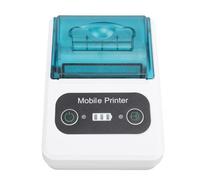 Goshyda Imprimantes D'étiquette de Bureau, Machine Bluetooth Maker Maker de Lame de 58 Mm, étiquettes D'imprimante Thermique pour Magasin de Détail, Restaurant, Cuisine, école (Vert Blanc)