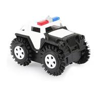 Goshyda Jouet électrique à Bascule, Camion de Cascade Automatique Passionnant pour Enfants Garçons Filles, Véhicule Policier écologique pour Un Temps de Jeu Créatif (Gris Blanc)