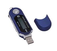 Goshyda Lecteur MP3, Lecteur MP3 USB avec écran LCD, Petit de Musique Portable alimenté par Batterie, pour Les Voyages, la Course à Pied, Les Sports, 20 Heures de Lecture (Blue)