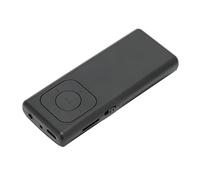Goshyda Lecteur MP3 Portable, Carte Mémoire Maximale 64 Go, Batterie 180 MAh, Décodage sans Perte, Mini Lecteur de Musique Numérique pour Le Travail D'étude(Le Noir)
