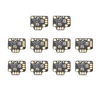 Goshyda Lot de 10 Cartes de Réparation Universelles pour Joystick de Manette de Jeu Analogique 3D Drift Fix Mod pour One Series S/X Plaque de Calibrage de Contrôleur Noir